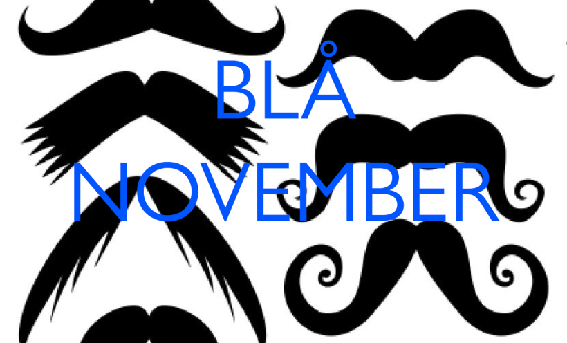 Mustaschkampen blå november