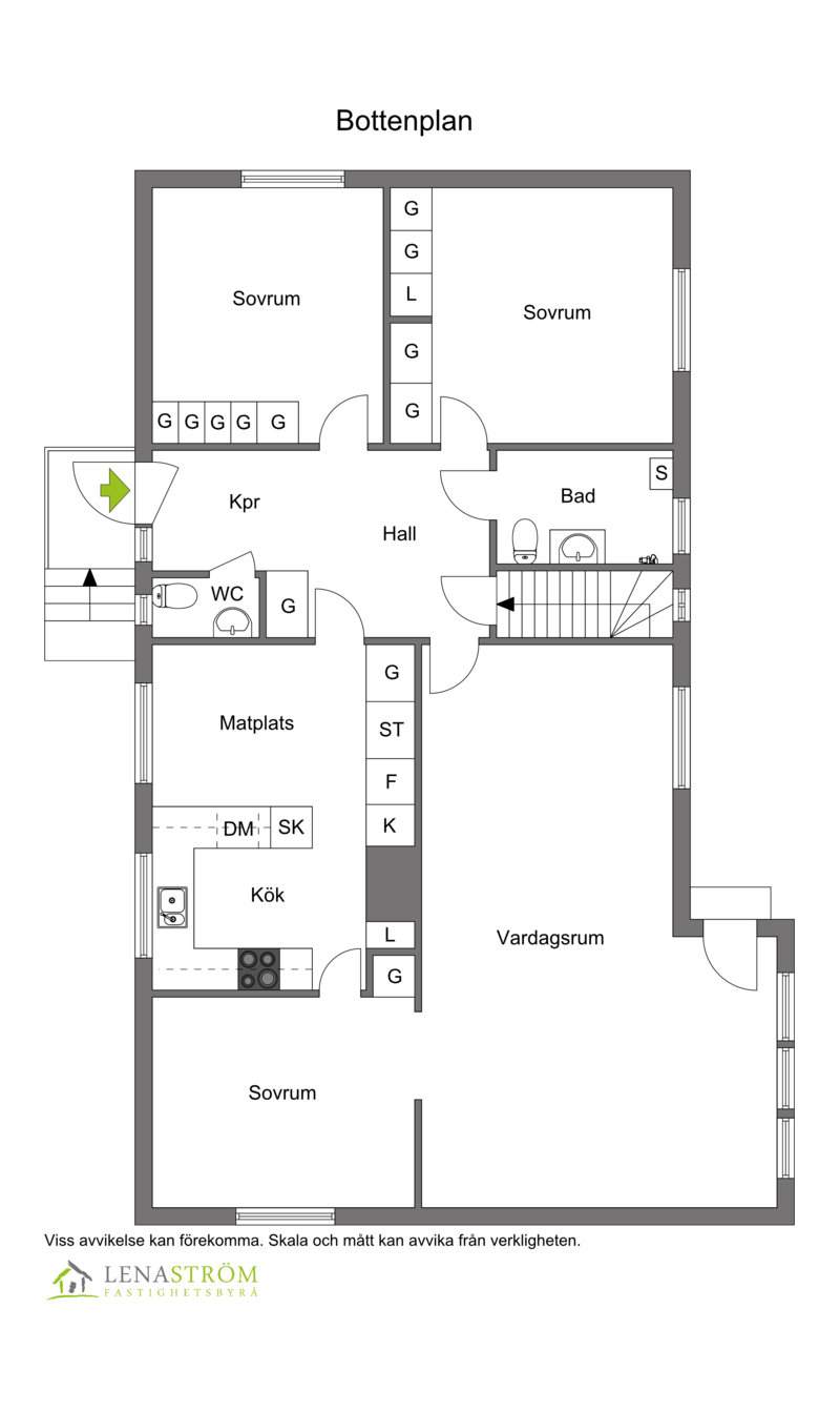 Planlösning entréplan