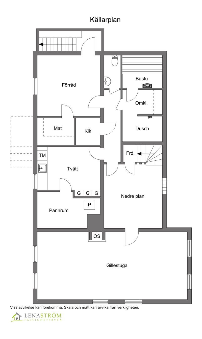 Planlösning Källarplan