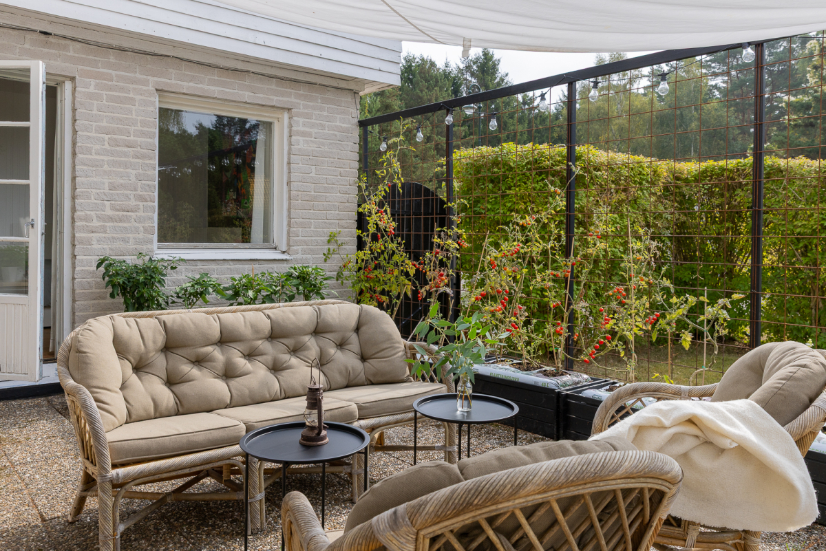 Uteplats i västerläge