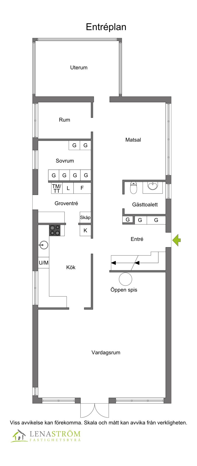 Planlösning Entréplan