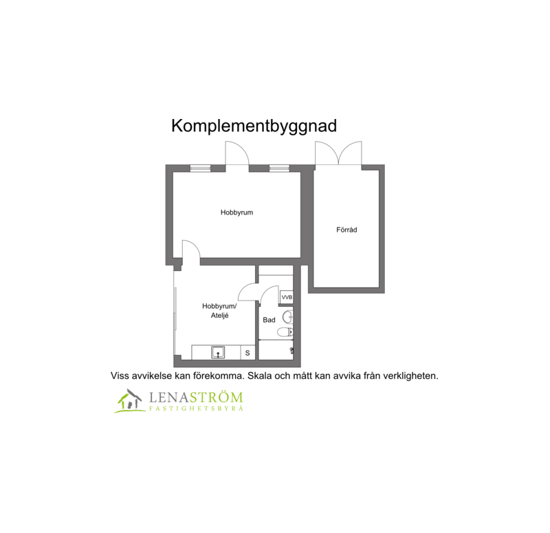 Planlösning Komplementsbyggnad