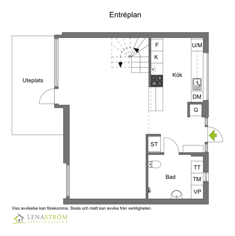 Planlösning Entréplan
