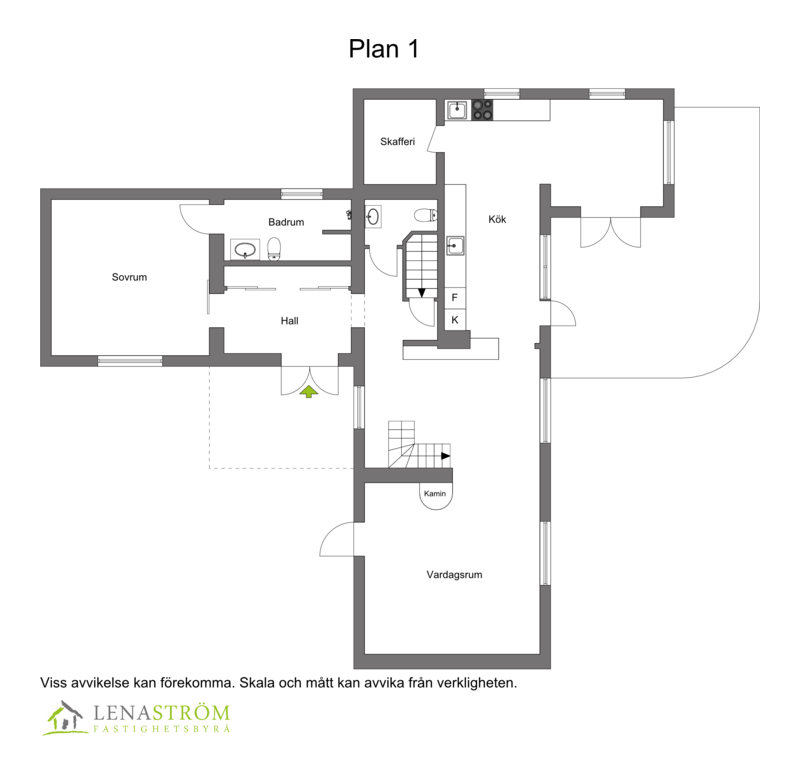 Planlösning entréplan