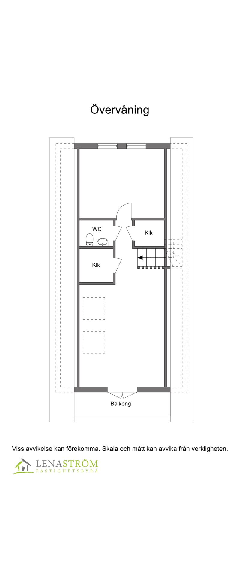 Planlösning Ovanvåning