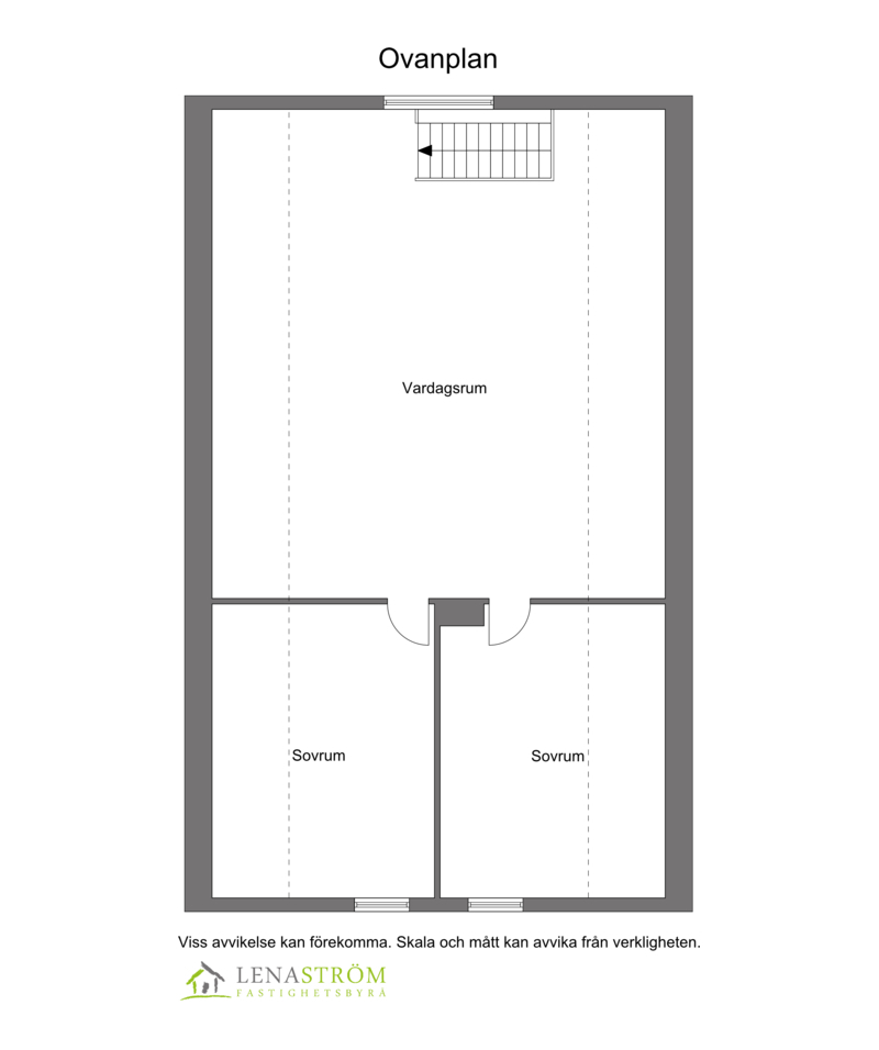 Planlösning Ovanvåning