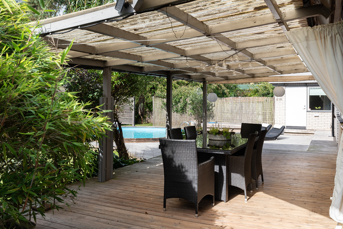 Uteplats i västerläge