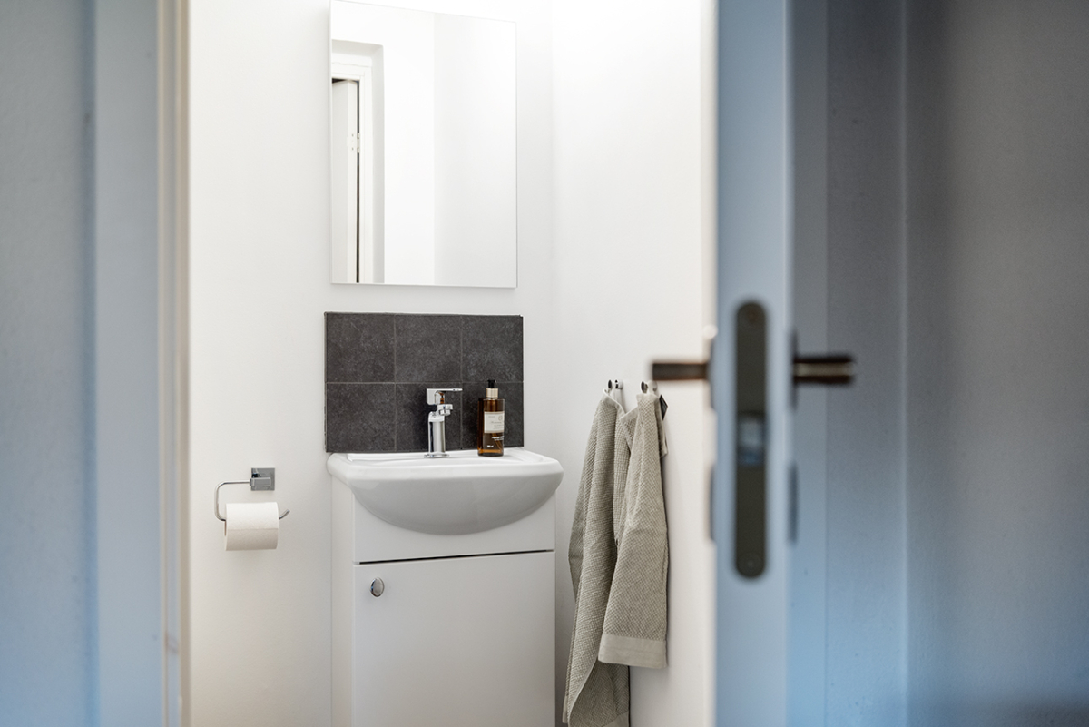 Tosalett i källaren