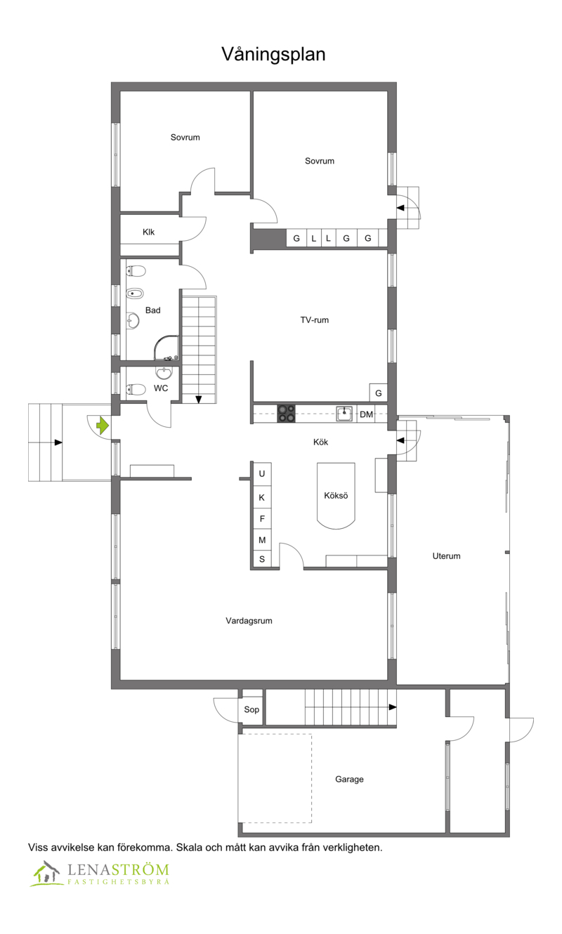 Planlösning entréplan