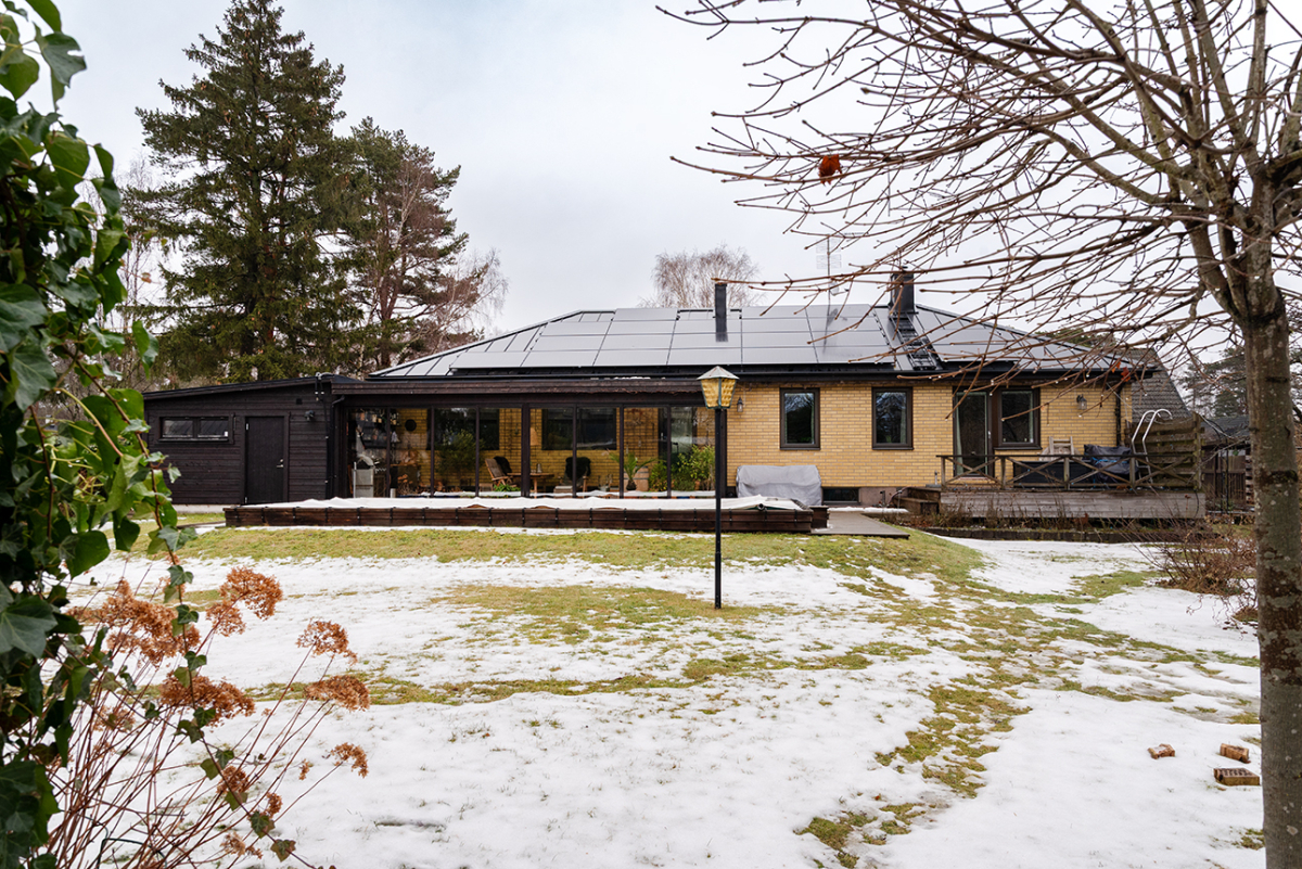 Trädgård i västerläge