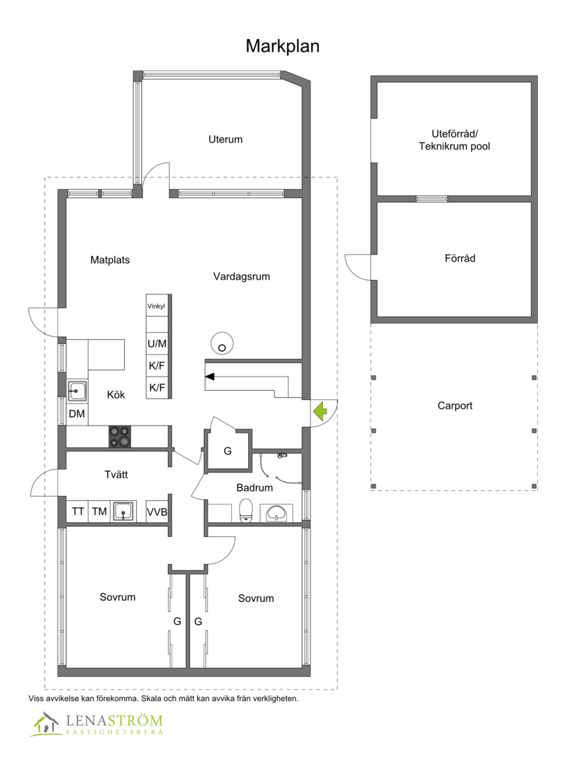 Planlösning Entréplan