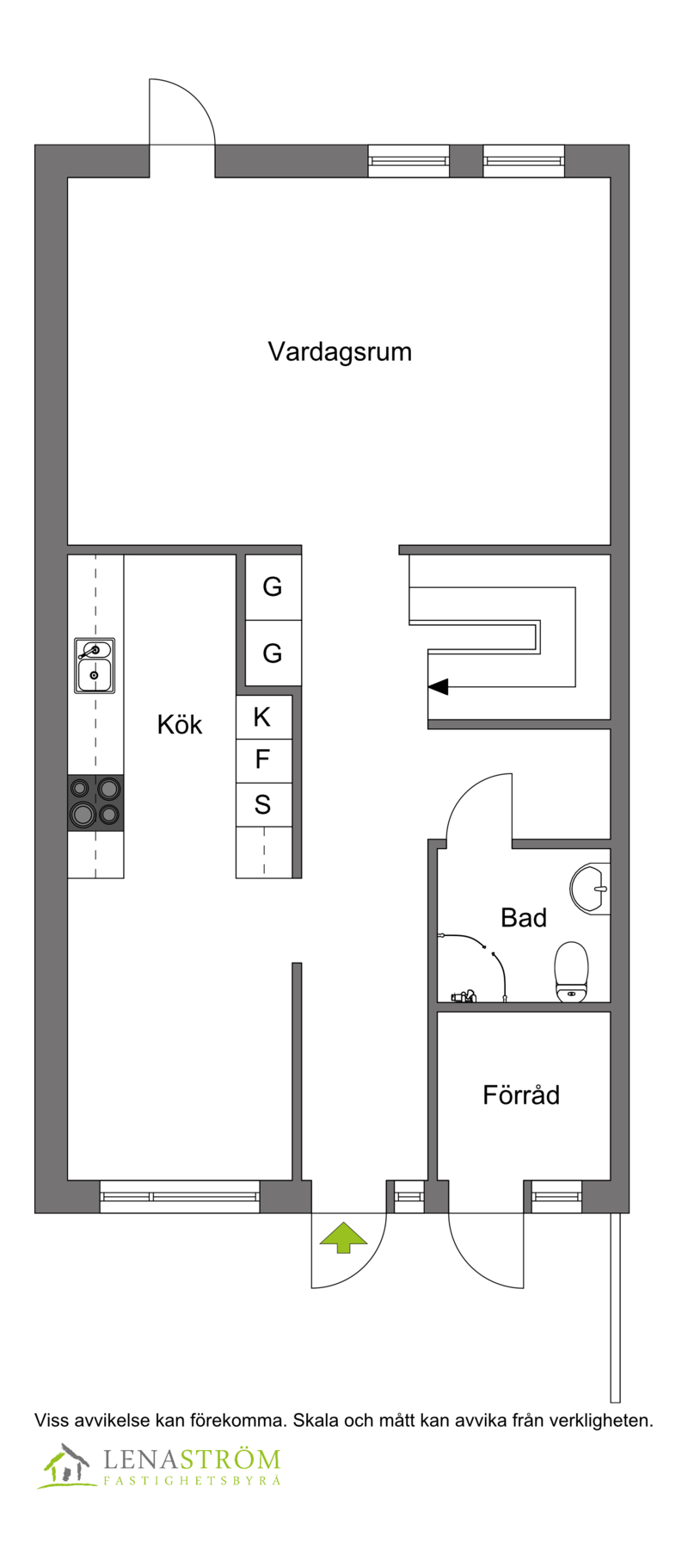 Planlösning Entréplan