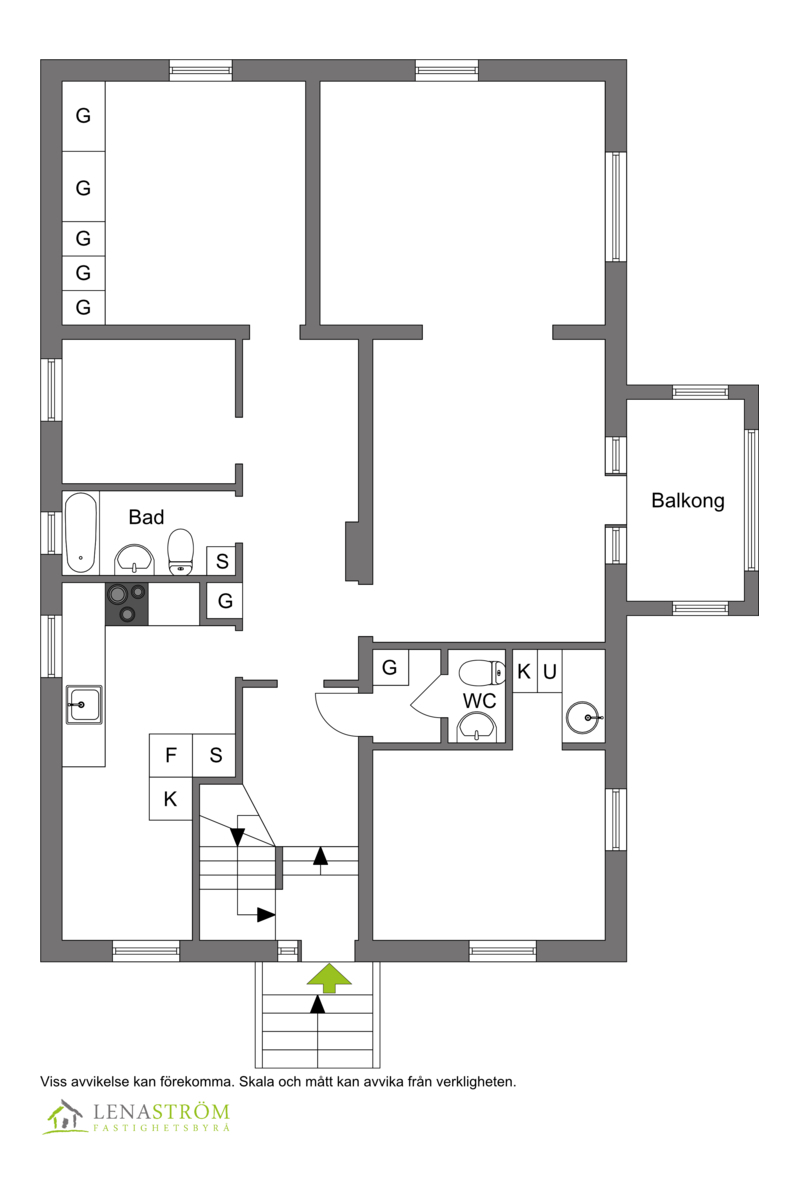 Planlösning 2:våningen