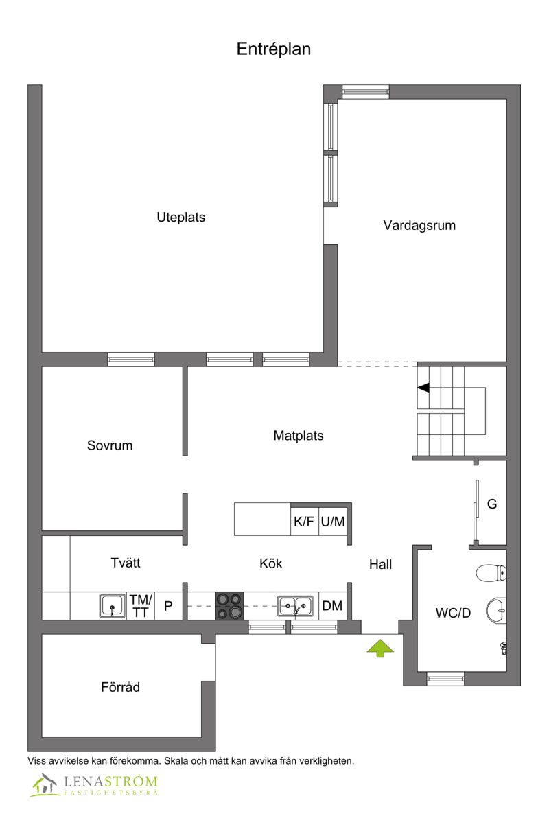 Planlösning Entréplan