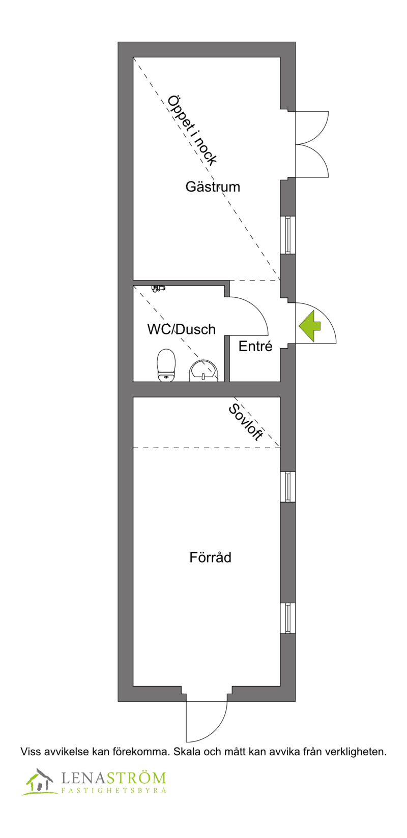 Annex samt förrådsbyggnad