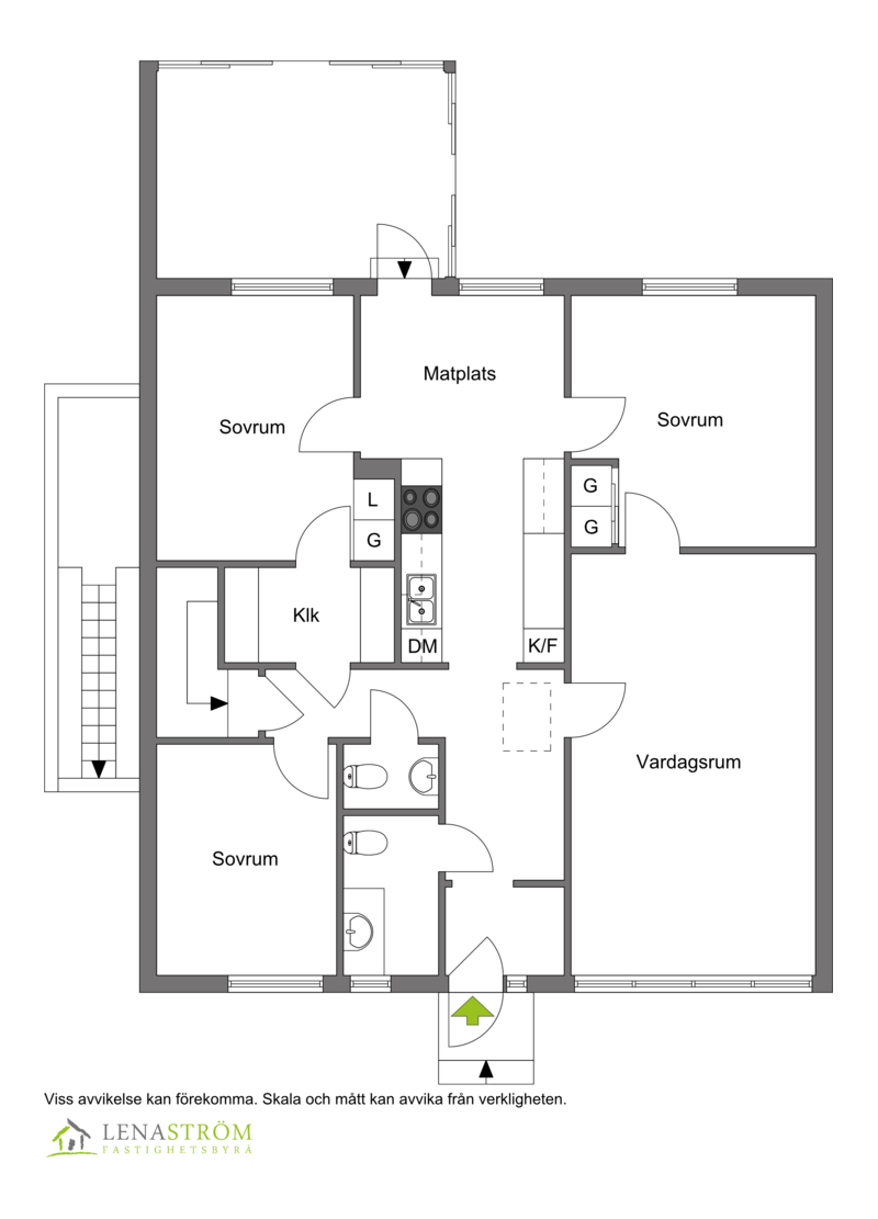 Planlösning Entréplan