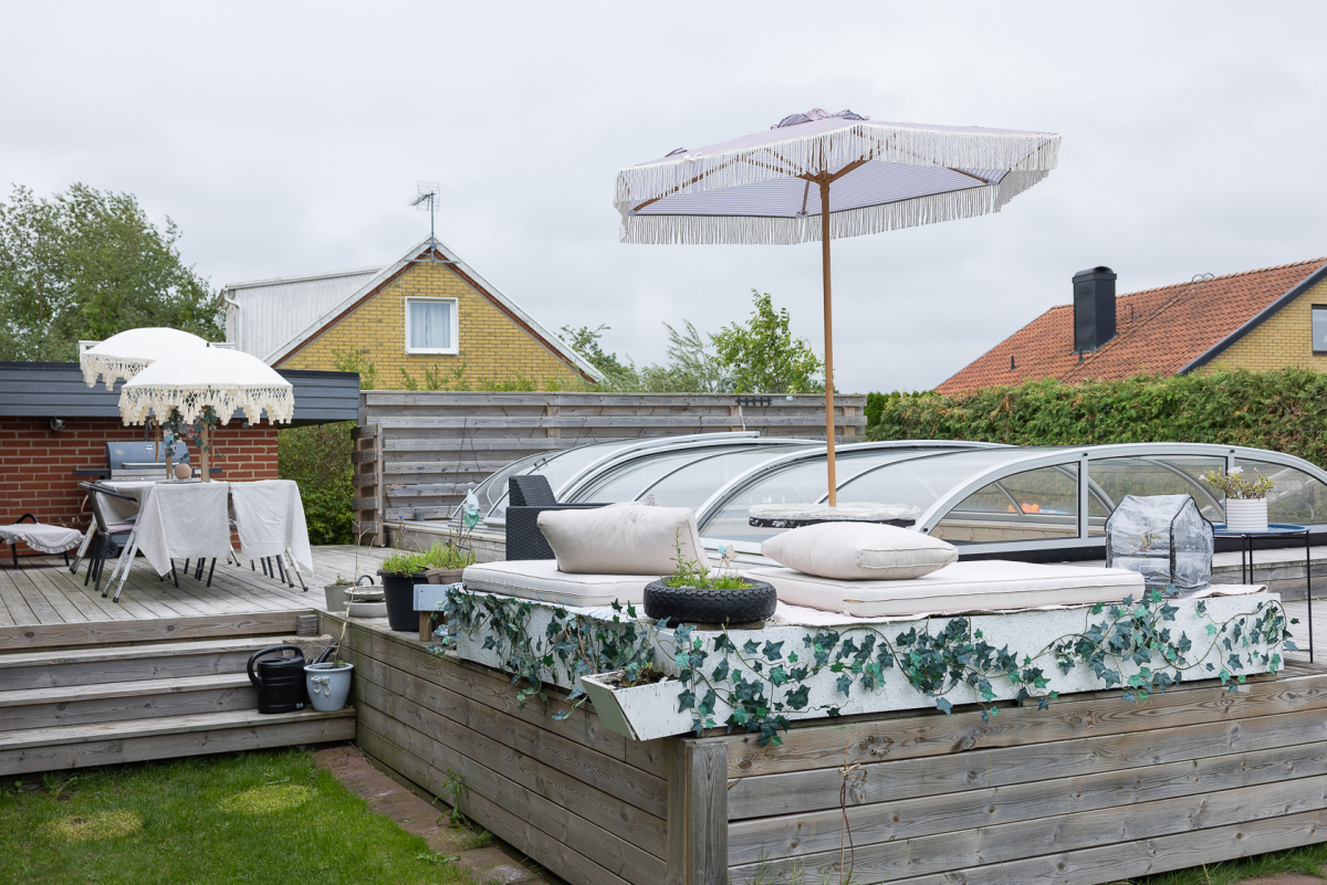 Härligt poolområde
