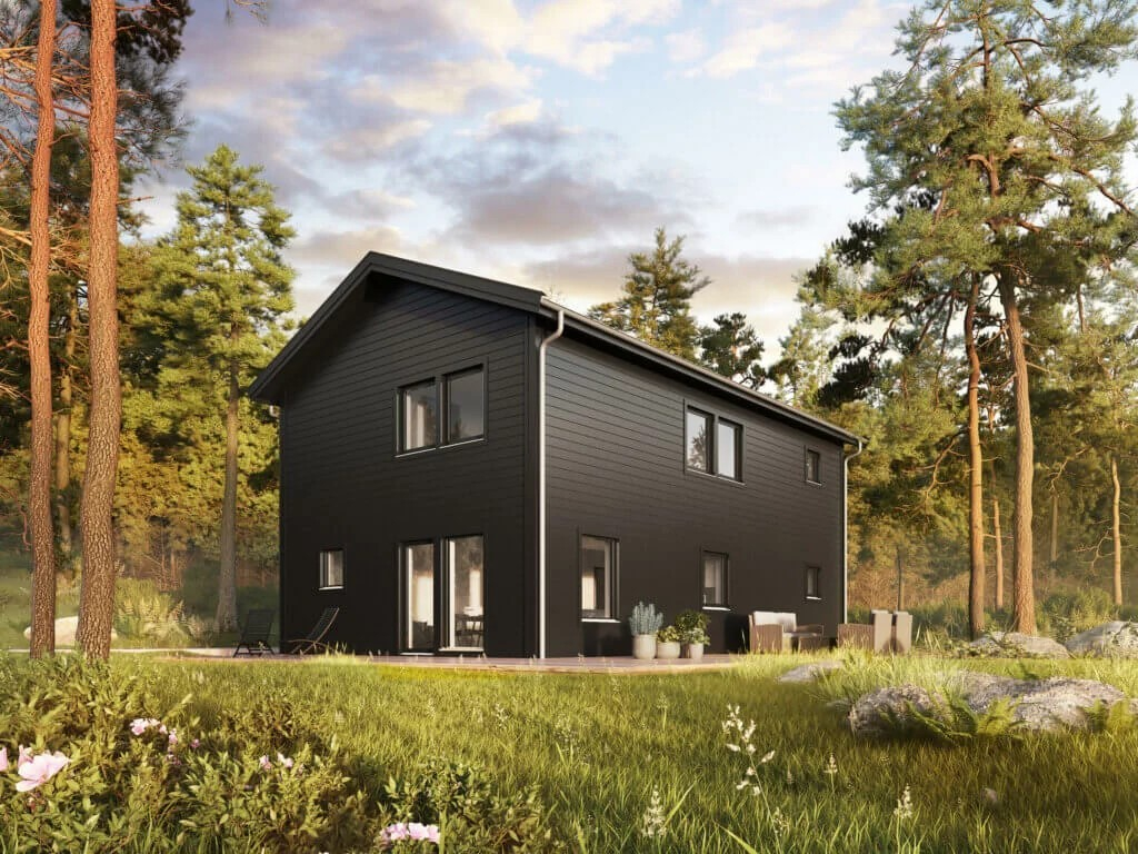 Illustration exempel hus