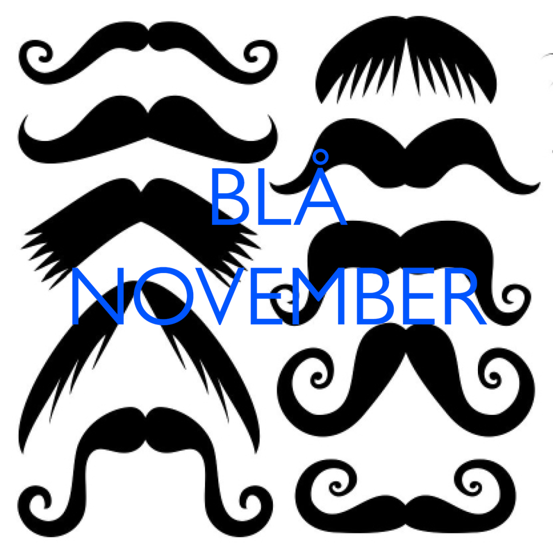Mustaschkampen blå november